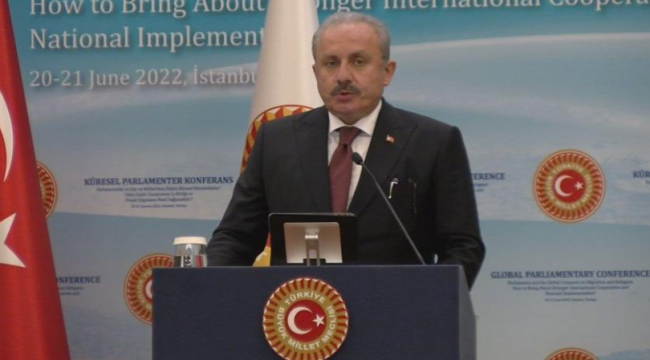 TBMM Başkanı Şentop: Türkiye göç konusunda yalnız bırakıldı