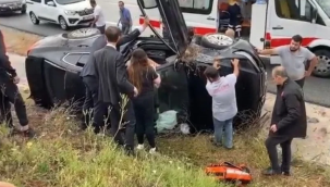 TBMM Başkanı Şentop'un korumaları kaza yaptı!
