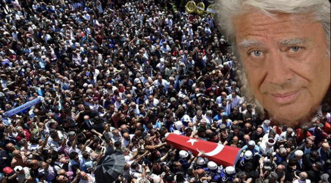Usta sanatçı Cüneyt Arkın'ı binler uğurladı!