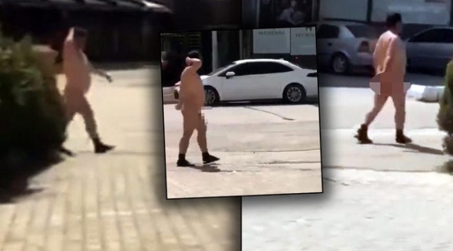 'Yok artık' dedirten bir çıplaklık olayı daha... Bu ne rahatlık! Yer: Kahramanmaraş
