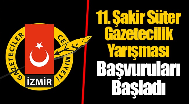 11. Şakir Süter Gazetecilik Yarışması Başvuruları Başladı