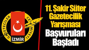 11. Şakir Süter Gazetecilik Yarışması Başvuruları Başladı