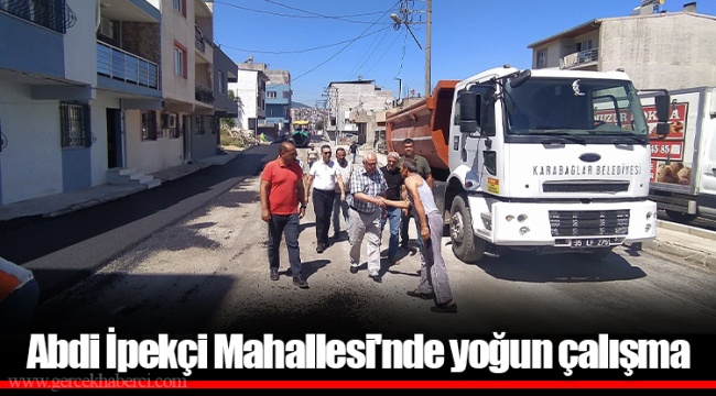 Abdi İpekçi Mahallesi'nde yoğun çalışma