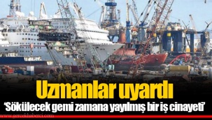 Aliağa’da sökülecek Brezilya savaş gemisi işçi sağlığına da düşman