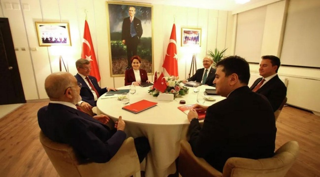 Altılı masa bugün altıncı kez toplanıyor, gündem Erdoğan'ın adaylığı