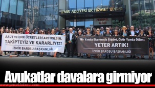 Avukatlar davalara girmiyor