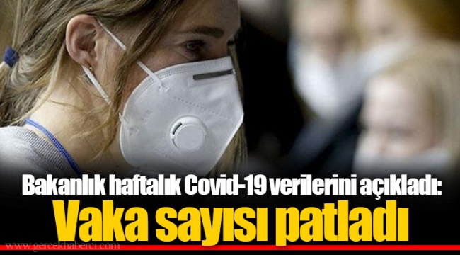 Bakanlık haftalık Covid-19 verilerini açıkladı: Vaka sayısı patladı