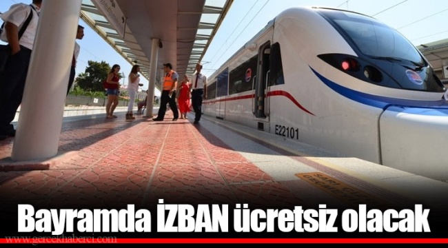 Bayramda İZBAN ücretsiz olacak