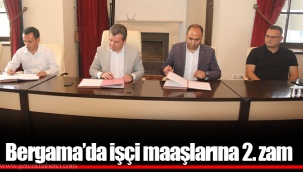 Bergama’da işçi maaşlarına 2. zam