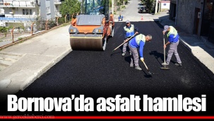 Bornova’da asfalt hamlesi