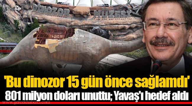 'Bu dinozor 15 gün önce sağlamdı'  801 milyon doları unuttu; Yavaş'ı hedef aldı