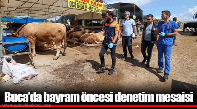Buca’da bayram öncesi denetim mesaisi