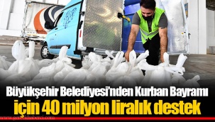 Büyükşehir Belediyesi’nden Kurban Bayramı için 40 milyon liralık destek