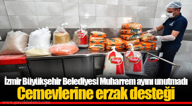 Cemevlerine erzak desteği