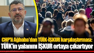 CHP'li Ağbaba'dan TÜİK-İŞKUR karşılaştırması: TÜİK'in yalanını İŞKUR ortaya çıkartıyor