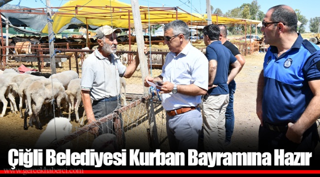 Çiğli Belediyesi Kurban Bayramına Hazır