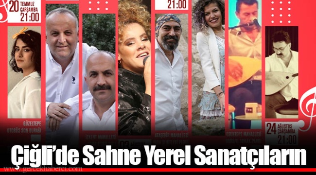 Çiğli’de Sahne Yerel Sanatçıların