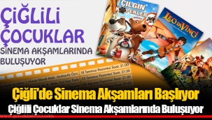 Çiğli'de Sinema Akşamları Başlıyor