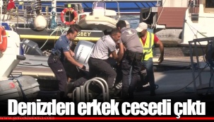 Denizden erkek cesedi çıktı