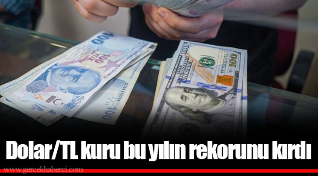 Dolar/TL kuru bu yılın rekorunu kırdı