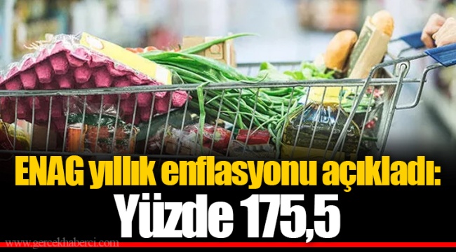 ENAG yıllık enflasyonu açıkladı: Yüzde 175,5