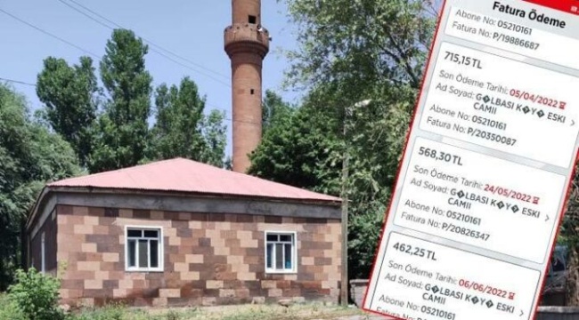 Fatura ödenmedi elektrikler kesildi: Üç gün ezan okunmadı