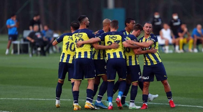 Fenerbahçe'den Mol Fehervar karşısında rahat prova!