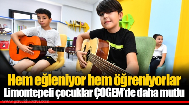 Hem eğleniyor hem öğreniyorlar