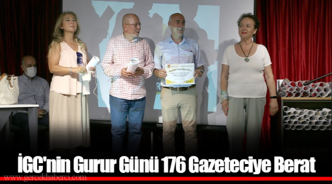 İGC'nin Gurur Günü 176 Gazeteciye Berat