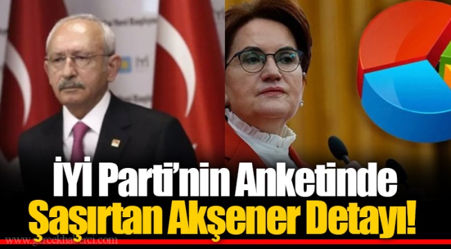 İYİ Parti’nin Anketinde Şaşırtan Akşener Detayı!
