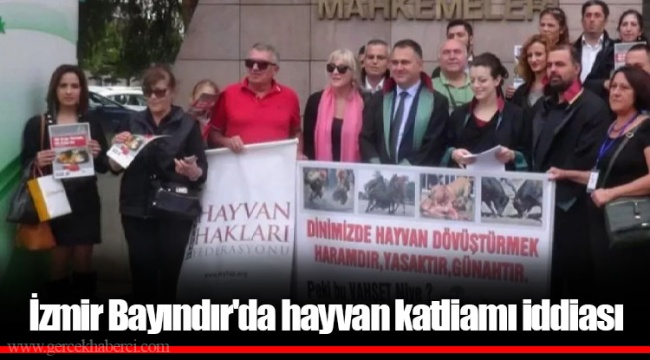 İzmir Bayındır'da hayvan katliamı iddiası