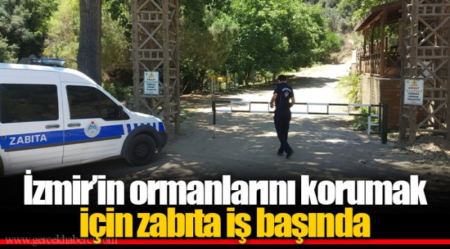 İzmir’in ormanlarını korumak için zabıta iş başında