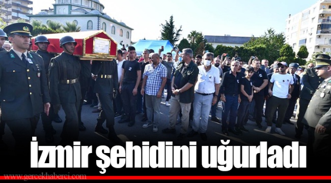 İzmir şehidini uğurladı