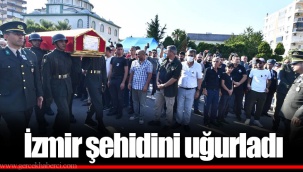 İzmir şehidini uğurladı