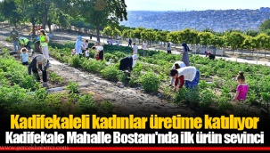 Kadifekaleli kadınlar üretime katılıyor