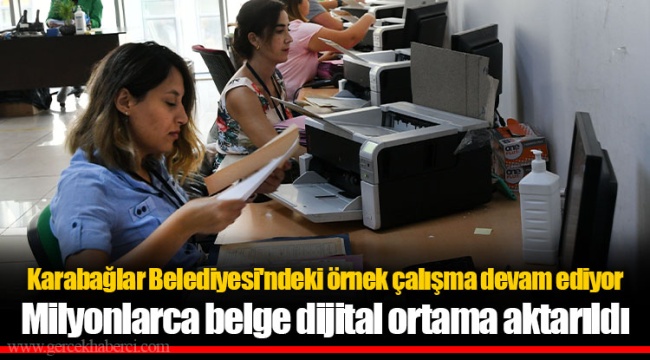 Karabağlar Belediyesi'ndeki örnek çalışma devam ediyor
