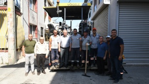 Karabağlar'da asfaltlamalar son hızla sürüyor