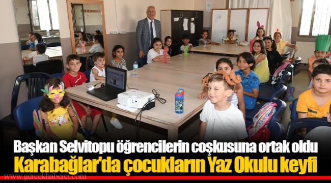 Karabağlar'da çocukların Yaz Okulu keyfi