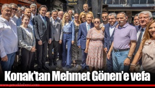 Konak’tan Mehmet Gönen’e vefa