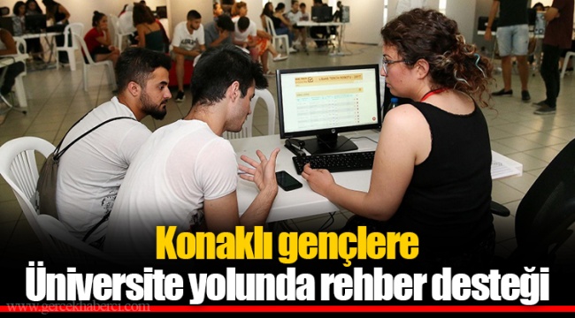 Konaklı gençlere üniversite yolunda rehber desteği