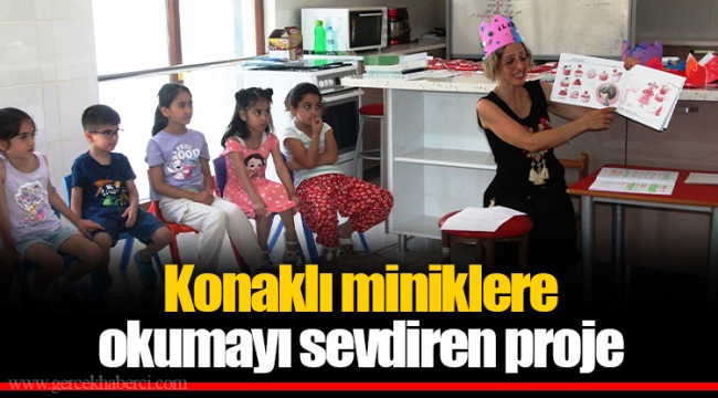 Konaklı miniklere okumayı sevdiren proje