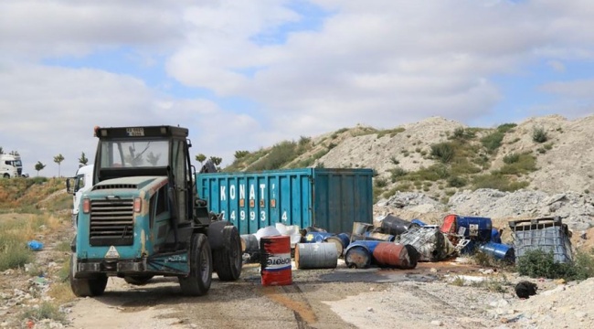 Konya'da tarlaya zehirli varil bırakanlara en üst sınırdan ceza