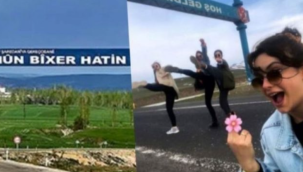Kürtçe tabela önünde “el hareketi” yapmışlardı: Dört öğretmene dava açıldı