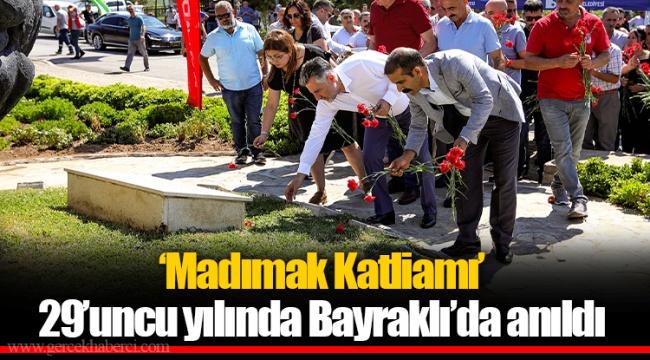 ‘Madımak Katliamı’ 29’uncu yılında Bayraklı’da anıldı