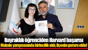 Makale yarışmasında birincilik aldı, ilçenin gururu oldu!