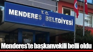 Menderes'te başkanvekili belli oldu