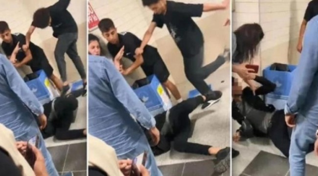 Metroda kadınların fotoğrafını çektiği iddia edilen Suriyeli hastanelik oldu