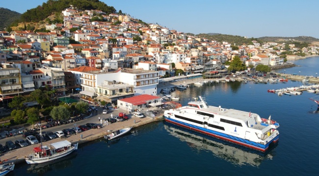 Midilli’nin Plomari Limanı dostluk rüzgârıyla açıldı