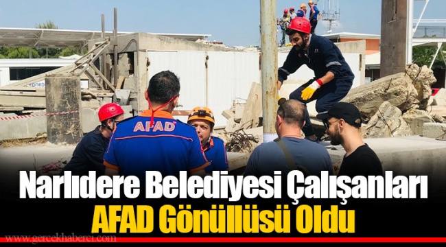 Narlıdere Belediyesi Çalışanları AFAD Gönüllüsü Oldu