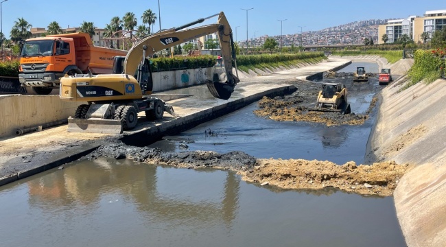 Peynircioğlu ve Ahırkuyu derelerinde temizlik çalışmaları tamamlandı